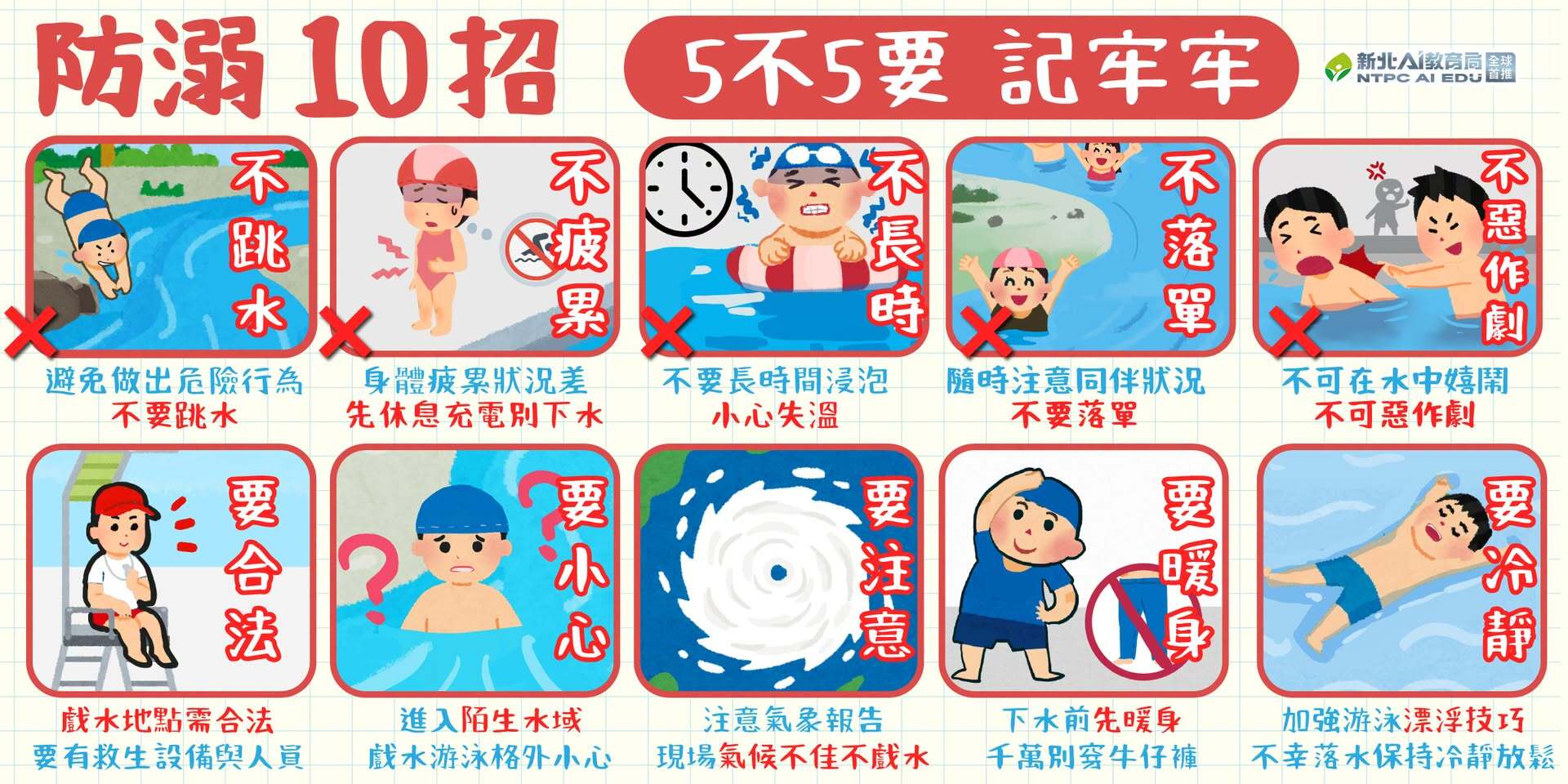 水域安全宣導圖片