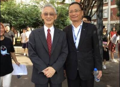 Link to 高哲翰講座教授與創辦人陳履安合影
